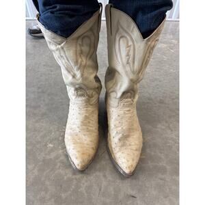 Vintage J. Chisholm Leather Cowboy Boots Well Worn Needs Soles Size 11